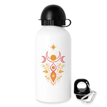 Mittsommer Göttin, Sonnengöttin - Pagan & Wicca - Trinkflasche mit Deckel 500 ml - Weiß - Rechts