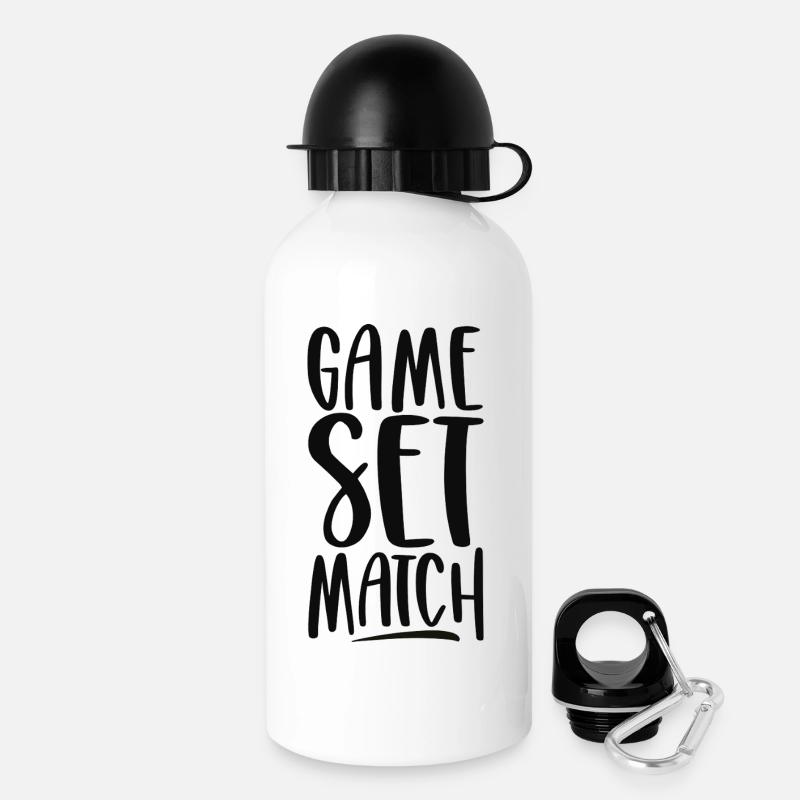 Set di gioco Match - Borraccia con diversi attacchi - bianco