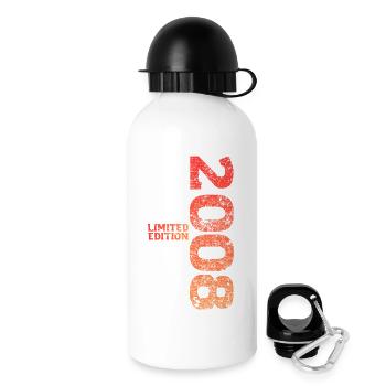 Édition limitée cadeau pour le 18e anniversaire 2008 - Gourde avec bouchon 500 ml - blanc - Droite