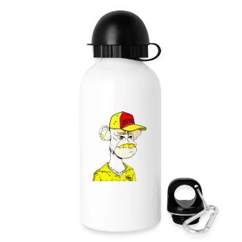 Ape Straßenrebell Cap - Trinkflasche mit Deckel 500 ml - Weiß - Rechts
