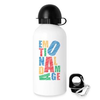 Emotional Damage - Drinks Bottle with Lid 500 ml - white - Right