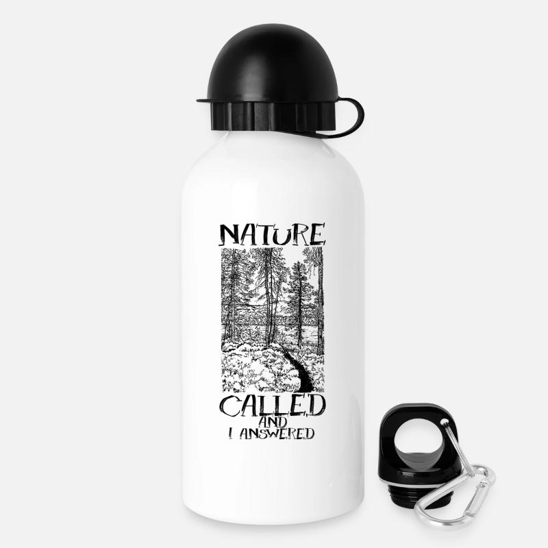 LA NATURE QUI APPELLE - Gourde avec bouchon 500 ml - blanc
