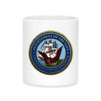 NAVY USA LANDUNG NORMANDIE Louis RUNEMBERG © - Tasse mit Herzhenkel - Weiß - Vorne