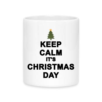 Keep calm Christmas - Mug with Heart-Shaped Handle - white - Front