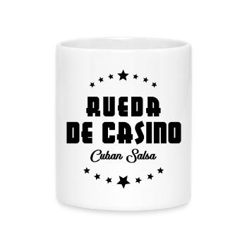 Rueda de Casino - Cuban Salsa - Tasse mit Herzhenkel - Weiß - Vorne