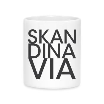 Skandinavia Logo Police Symbol North Team Icon - Mug avec anse en forme de cœur - blanc - Devant