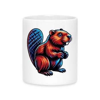 Bieber - Tasse mit Herzhenkel - Weiß - Vorne