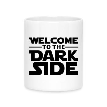 Welcome to the dark side - Mug with Heart-Shaped Handle - white - Front