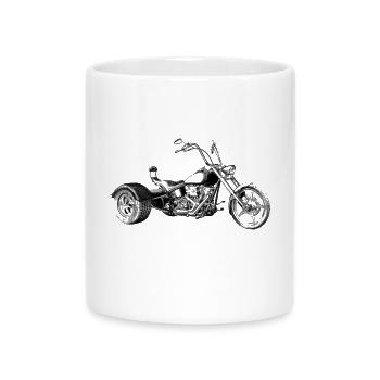Trike - Tasse mit Herzhenkel - Weiß - Vorne