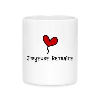 RETIREMENT - Mug with Heart-Shaped Handle - white - Front