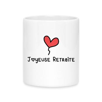 RETIREMENT - Mug with Heart-Shaped Handle - white - Front
