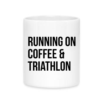 Triathlon - Tasse mit Herzhenkel - Weiß - Vorne