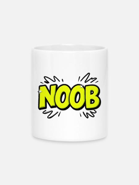 Noob - Tasse mit Herzhenkel - Weiß