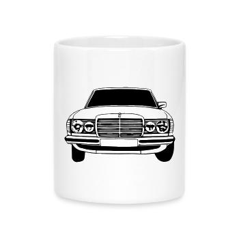 MB w123 ...(24) - Tasse mit Herzhenkel - Weiß - Vorne