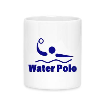 WATER POLO - Tasse mit Herzhenkel - Weiß - Vorne