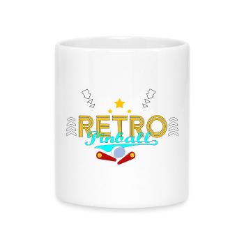 Retro-Flipper - Tasse mit Herzhenkel - Weiß - Vorne