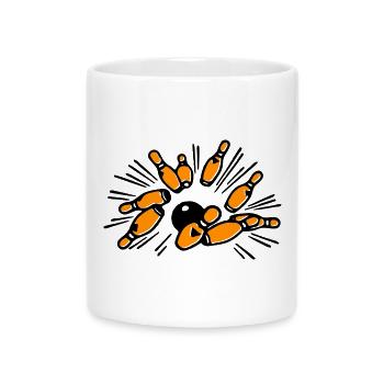 Cône - Mug avec anse en forme de cœur - blanc - Devant