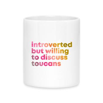 Toucan - Mug with Heart-Shaped Handle - white - Front
