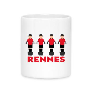 Rennes - Tasse mit Herzhenkel - Weiß - Vorne