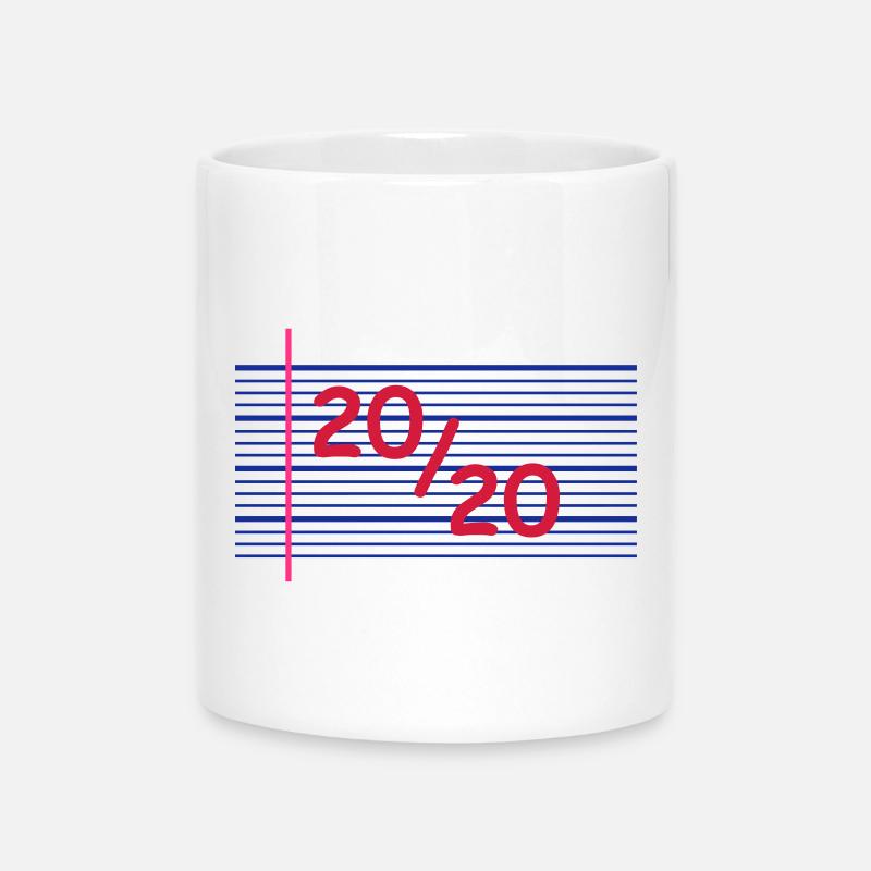 20sur20 - Mug avec anse en forme de cœur - blanc
