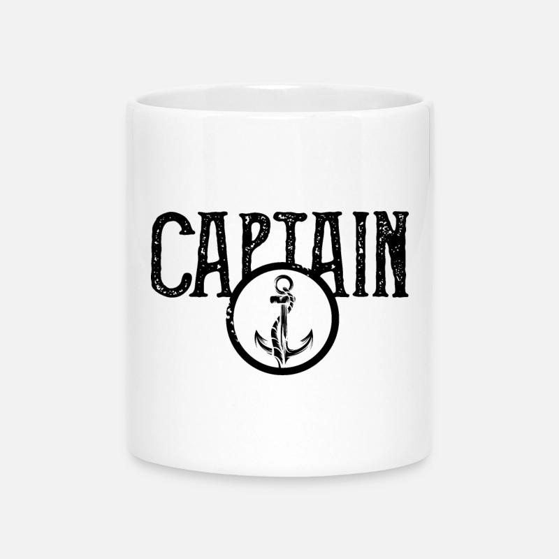 Capitaine Anker Seaman Hambourg Capitaine Moin - Mug avec anse en forme de cœur - blanc