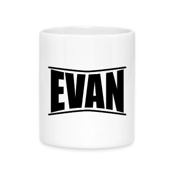 Evan T-Shirt Geschenkidee T-Shirt - Tasse mit Herzhenkel - Weiß - Vorne