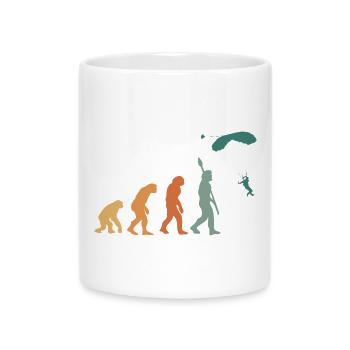 Parapente Evolution Retro - Mug avec anse en forme de cœur - blanc - Devant