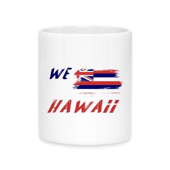 Nous sommes Hawaï - Mug avec anse en forme de cœur - blanc - Devant