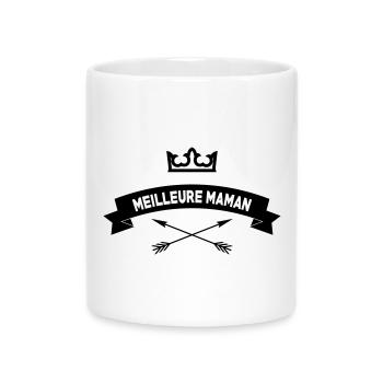 Meilleure Maman - Fête des Mères - Mug avec anse en forme de cœur - blanc - Devant