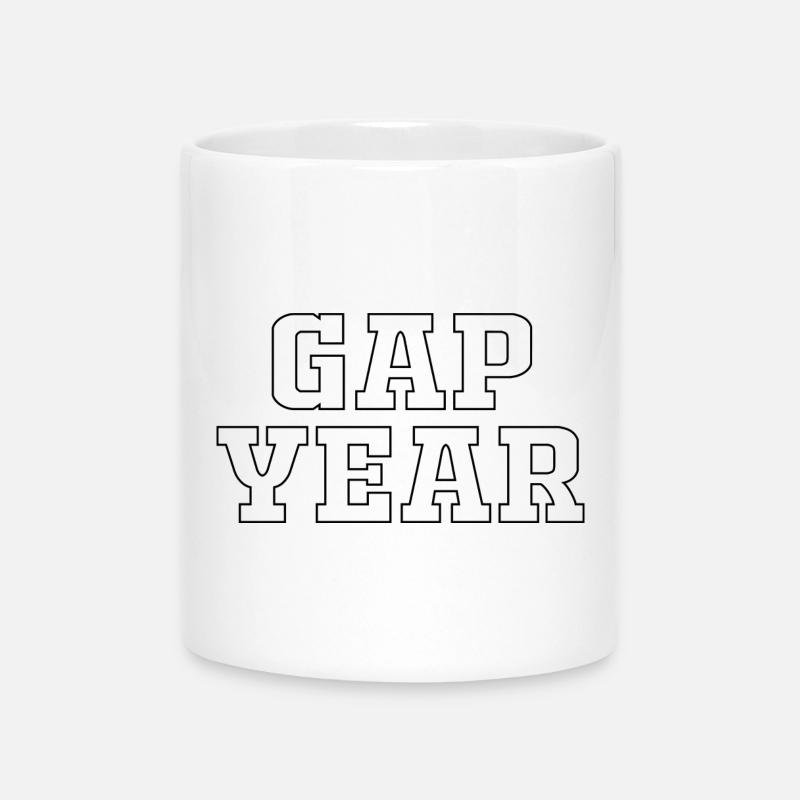 Année de l’écart - Mug avec anse en forme de cœur - blanc