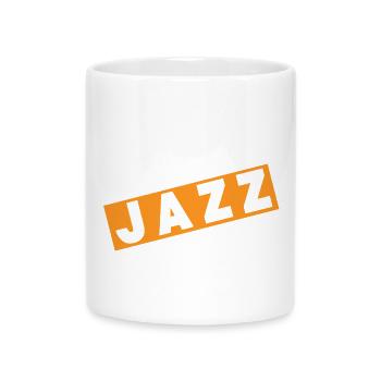 Addicted to Jazz - Mug with Heart-Shaped Handle - white - Front