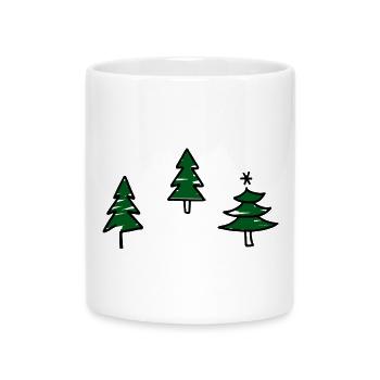 Design for Christmas - Mug with Heart-Shaped Handle - white - Front