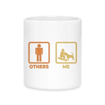 Figurines de bâton vétérinaire - Mug avec anse en forme de cœur - blanc - Devant