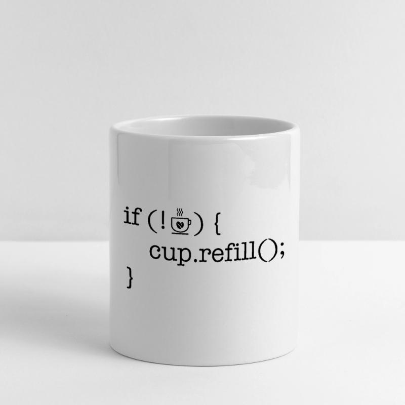 Coffee code software developer humor Mug with Heart-Shaped Handle