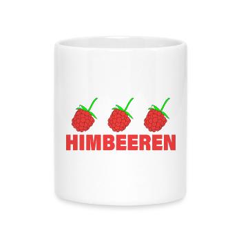 FRAMBOISES - Mug avec anse en forme de cœur - blanc - Devant