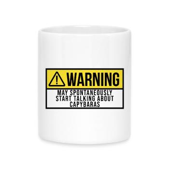 capybara - Mug avec anse en forme de cœur - blanc - Devant