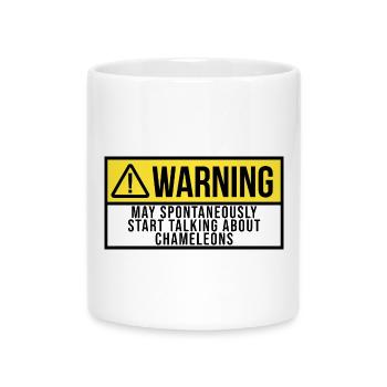 Chamäleon - Tasse mit Herzhenkel - Weiß - Vorne