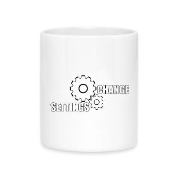 CHANGE SETTINGS - Mug with Heart-Shaped Handle - white - Front