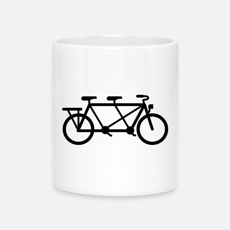tandem - Mug with Heart-Shaped Handle - white