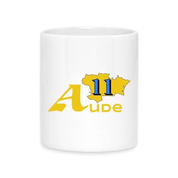 Aude - Mug with Heart-Shaped Handle - white - Front