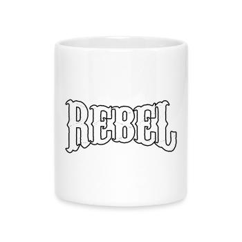 rebel dieb rowdy rebell bandit hustler gang crime - Mug with Heart-Shaped Handle - white - Front