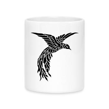 Vogel - Tasse mit Herzhenkel - Weiß - Vorne