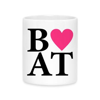Boot - Tasse mit Herzhenkel - Weiß - Vorne