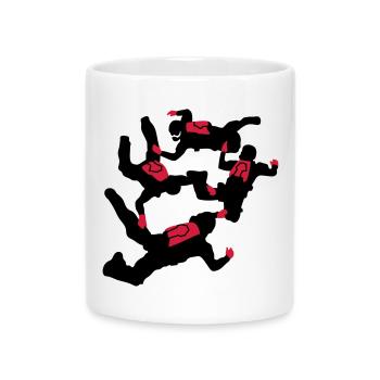 skydive - Mug with Heart-Shaped Handle - white - Front