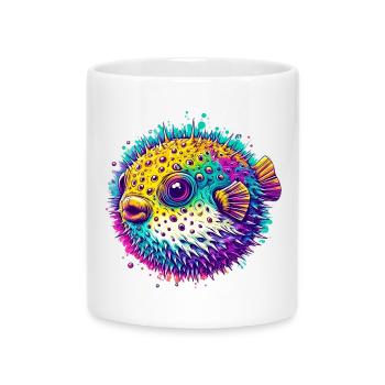 Blowfish - Mug avec anse en forme de cœur - blanc - Devant