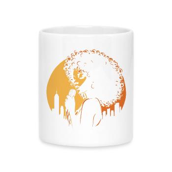 singer - Mug with Heart-Shaped Handle - white - Front