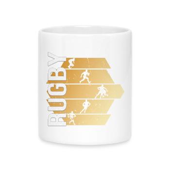 Rugby - Tasse mit Herzhenkel - Weiß - Vorne