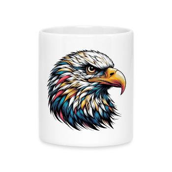 Eagle - Mug with Heart-Shaped Handle - white - Front