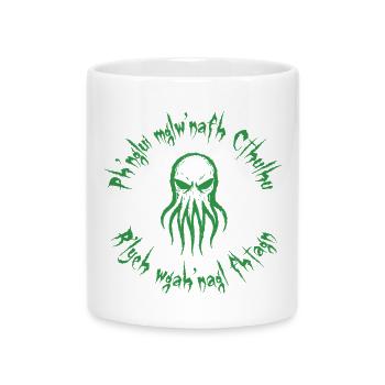 The Awakening of Cthulhu 2 - Mug with Heart-Shaped Handle - white - Front