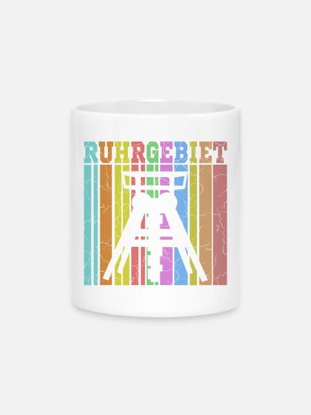 zeche ruhrgebiet - Tasse mit Herzhenkel - Weiß